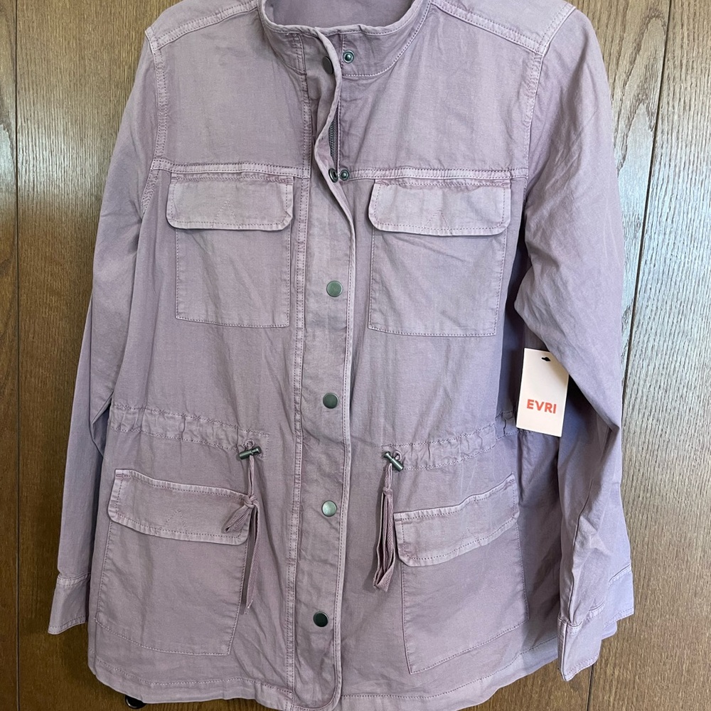 EVRI Women's Purple Jacket - NWT